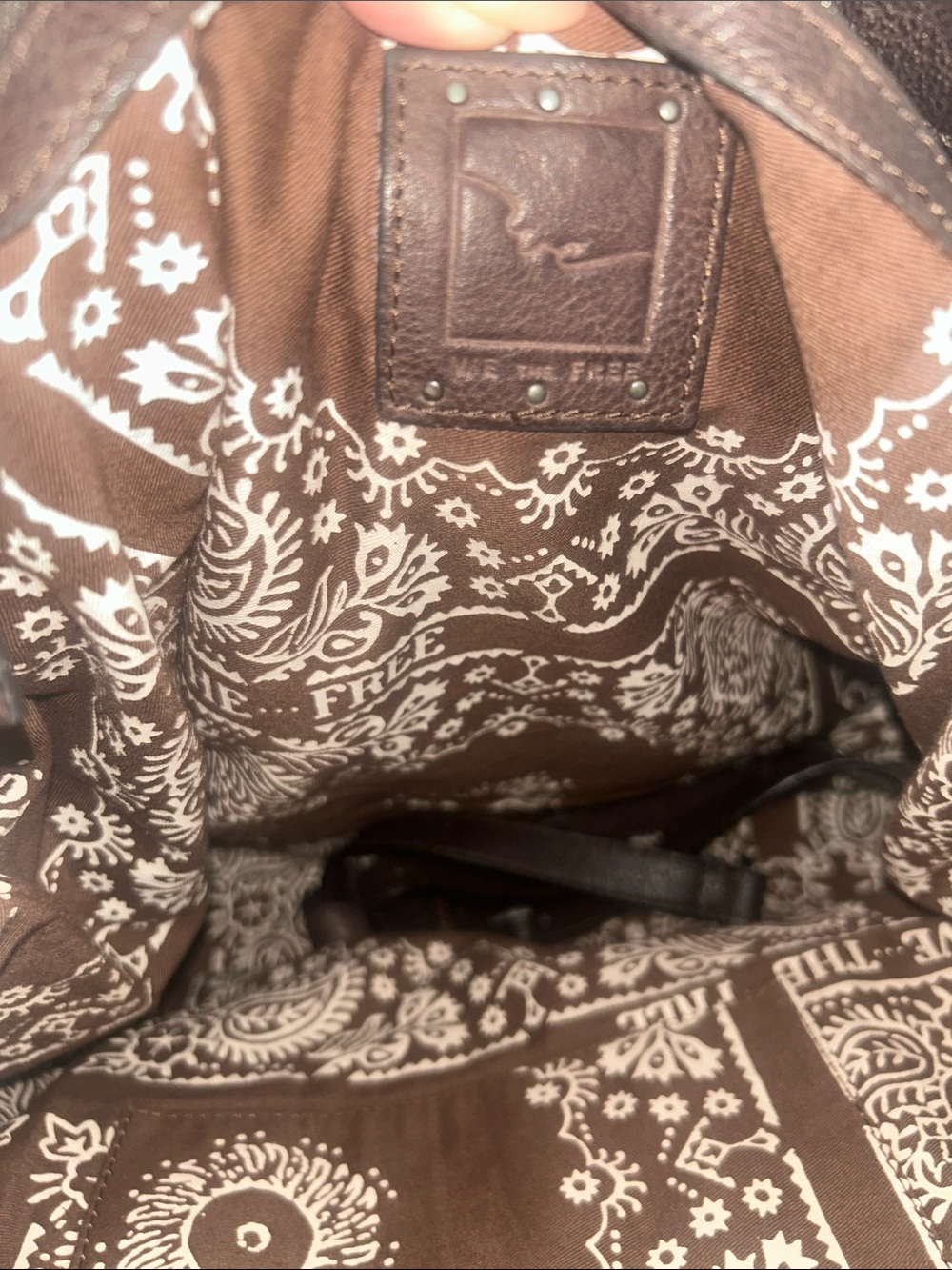 We The Free Emerson Leather Satchel - Brown (large) - Picture 4 of 5